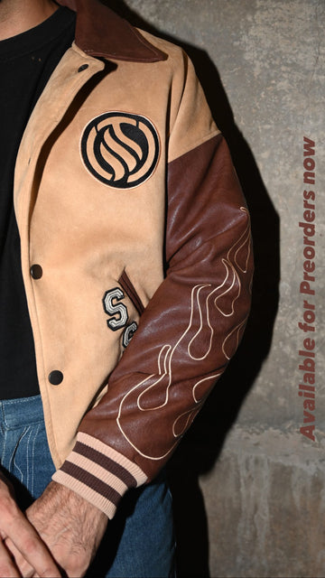 SST BROWN VARSITY JACKET