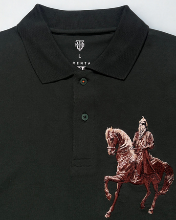 Maharaja Ranjit Singh Polo Dark Green— Royal Threadwork