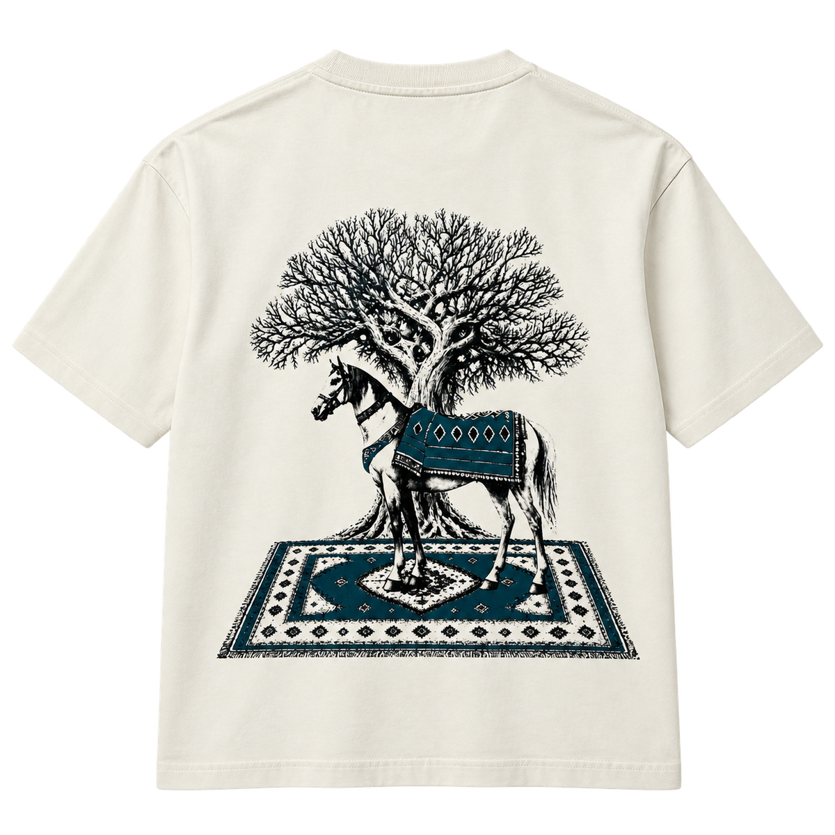 Off Streak Signature Tee – Cream