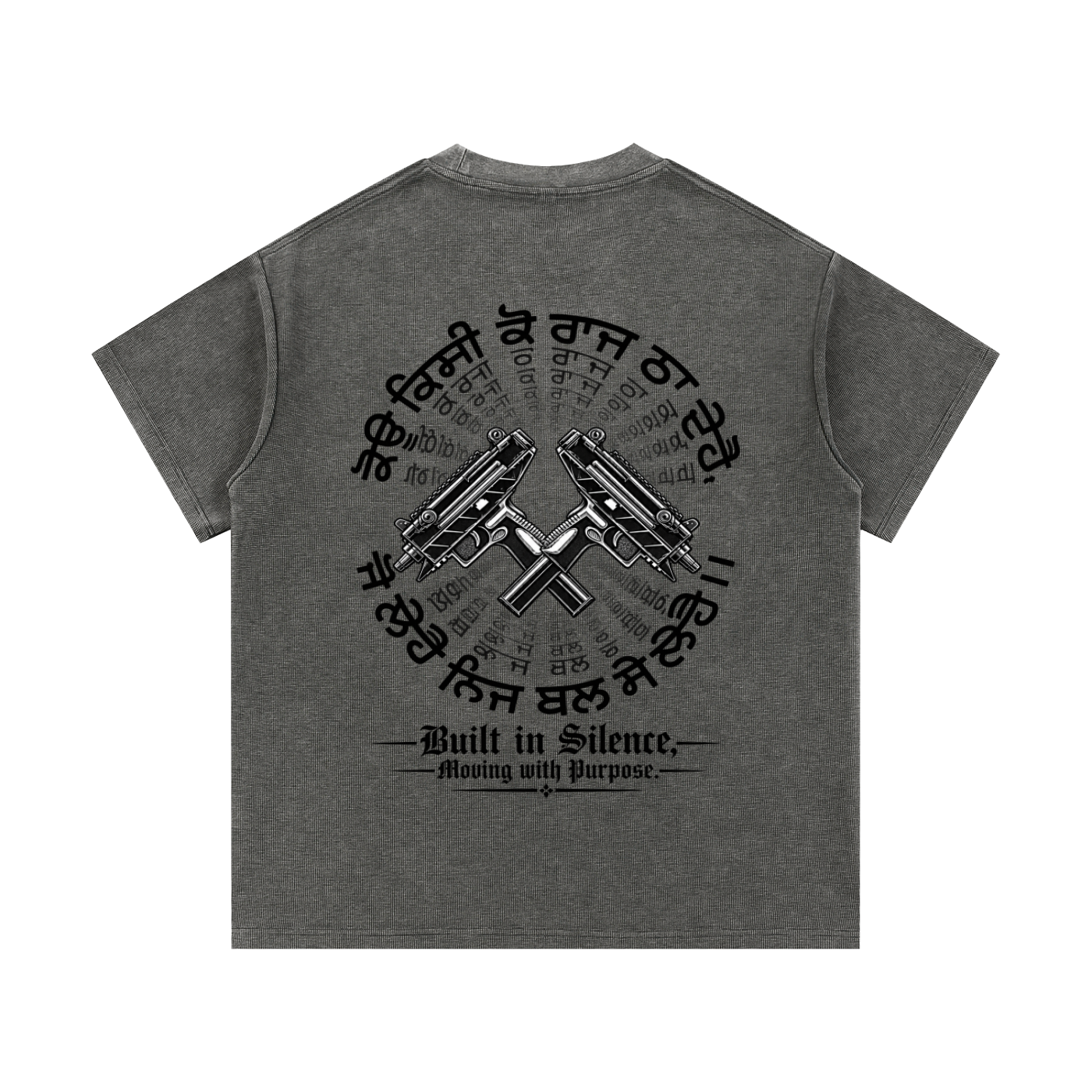 Mineral Wash Waffle Knit T-Shirt