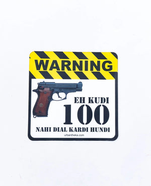 Warning Sticker