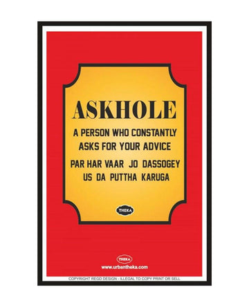 Askhole Poster