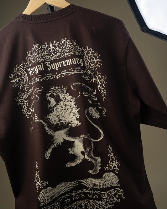 Royal Supremacy Coffee Colour Tshirt