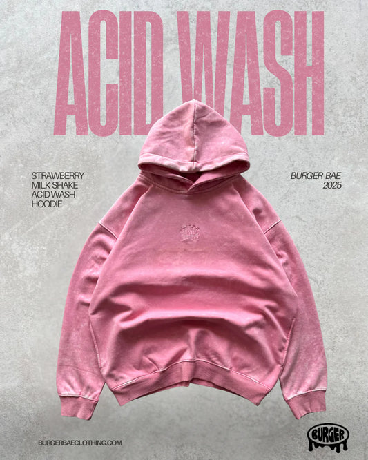 Berry Crush Acid Wash Hoodie