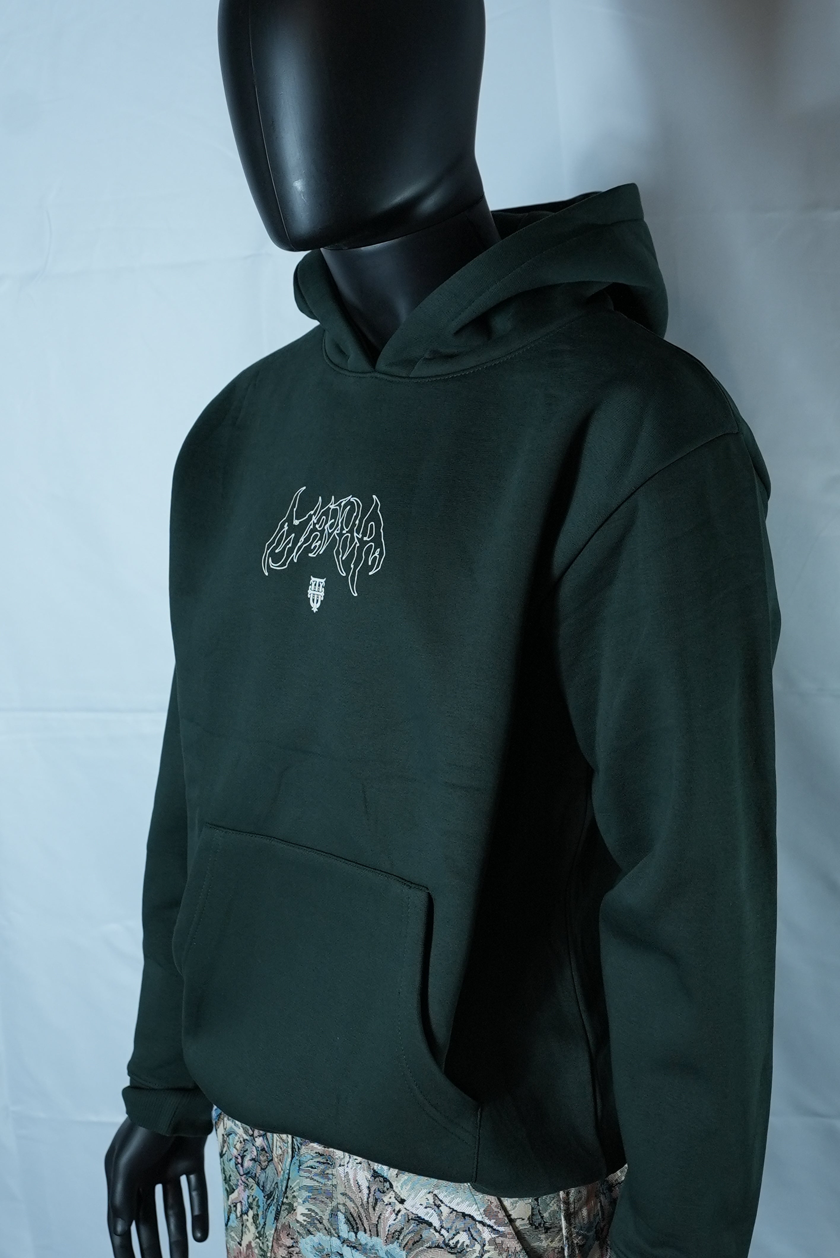Majhail  Dark Green Hoodie