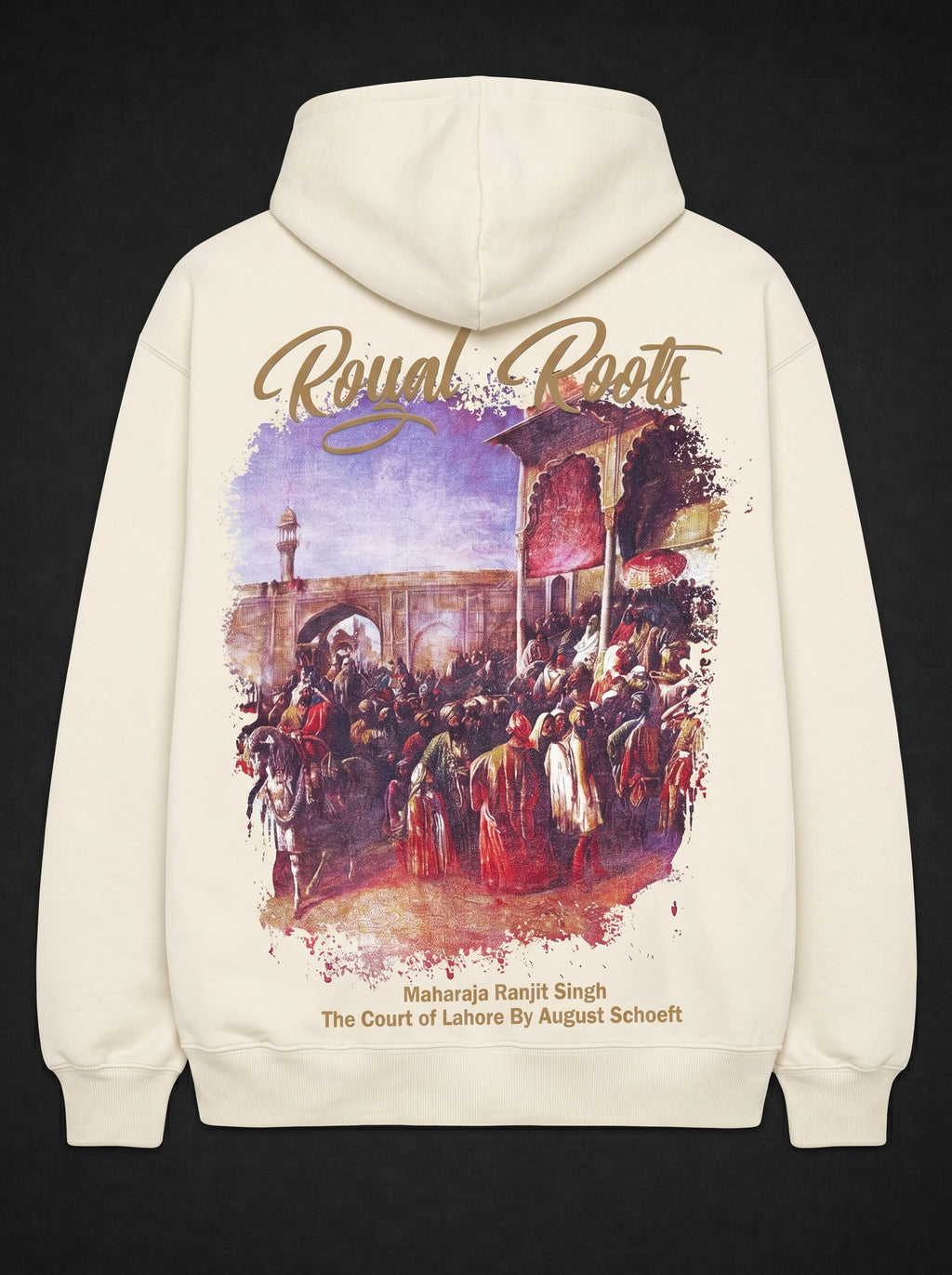 Royal Roots Heavyweight Off-White Hoodie