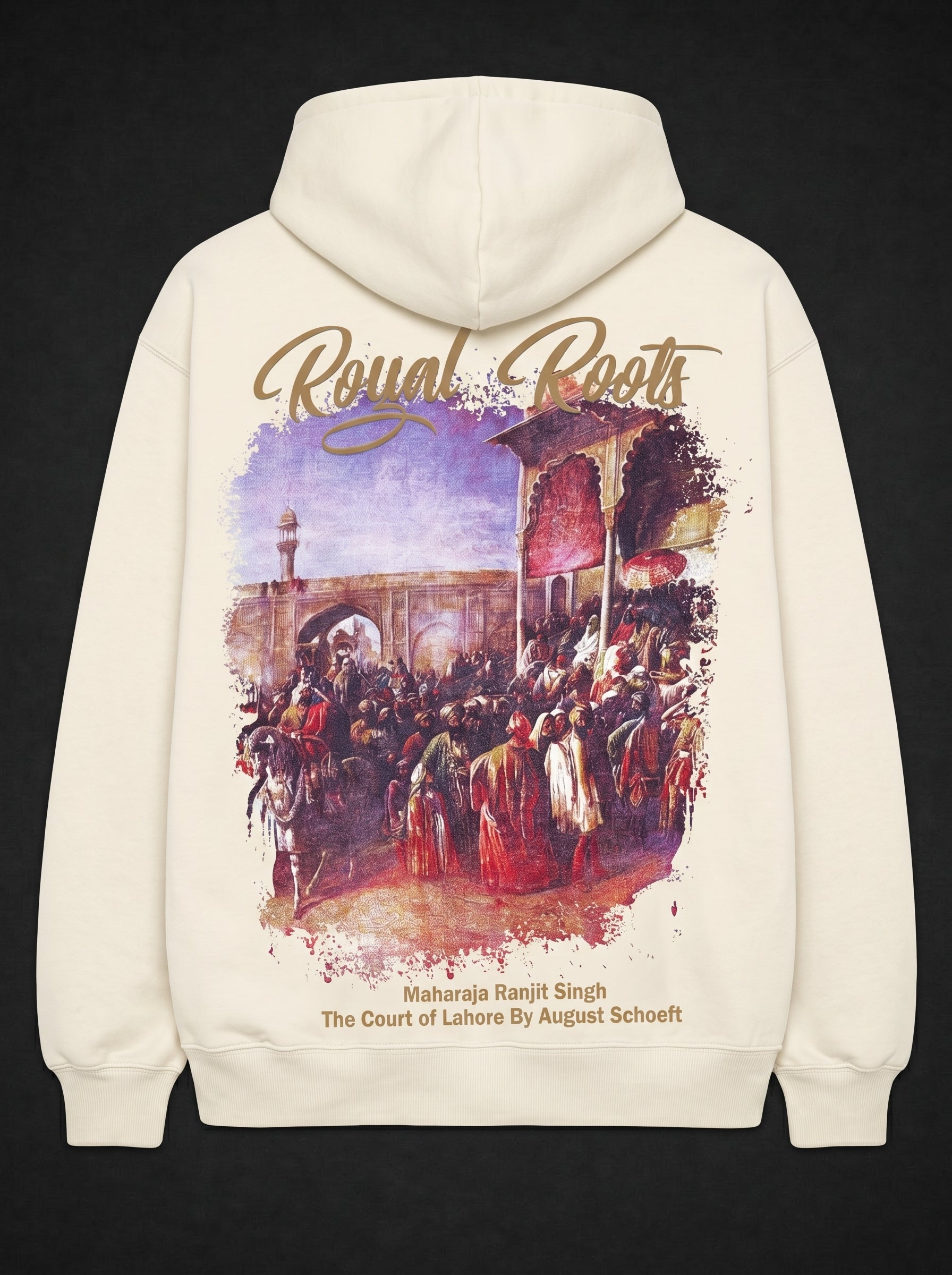 Royal Roots Heavyweight Off-White Hoodie