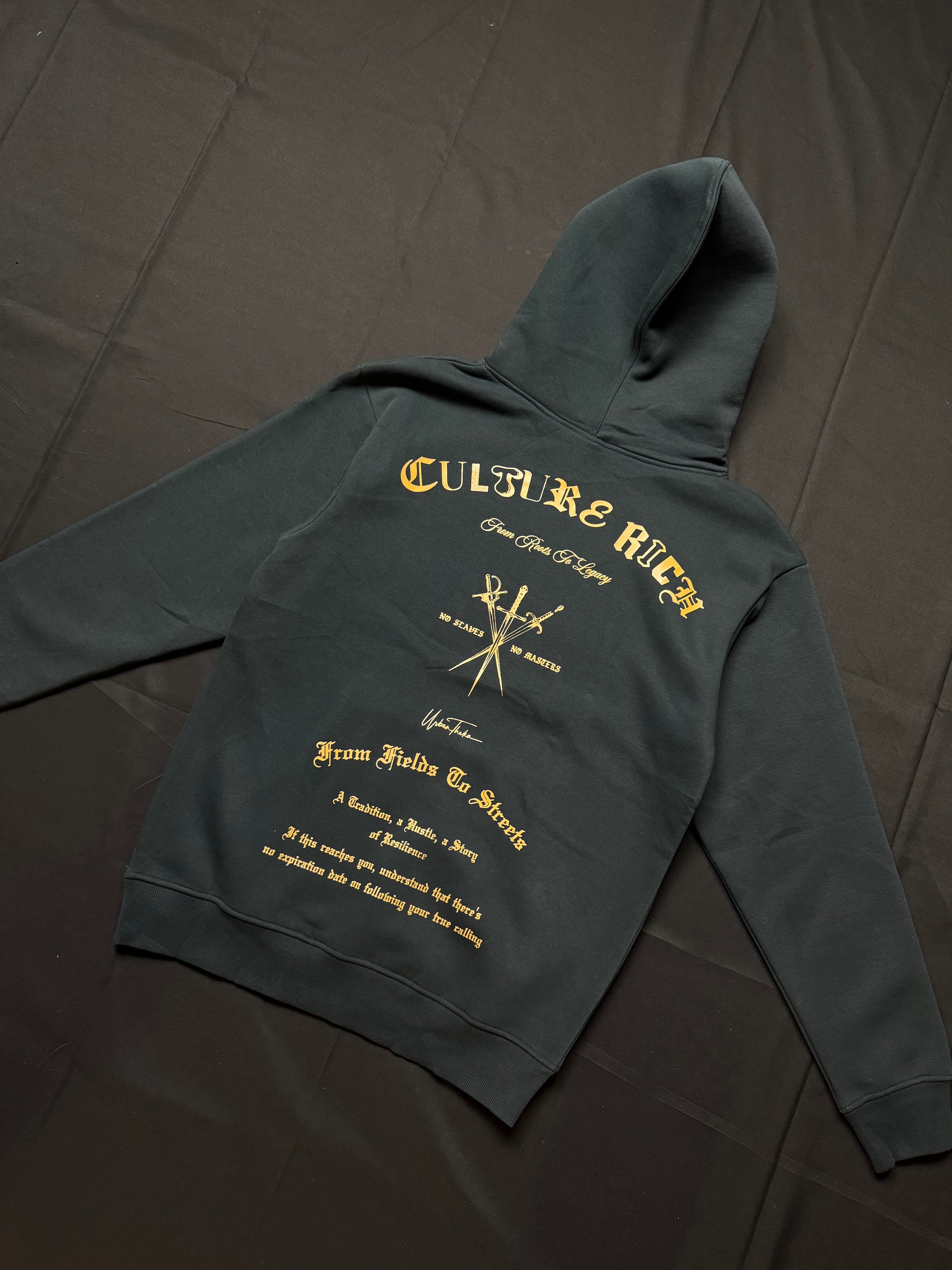 Culture Rich Green Hoodie