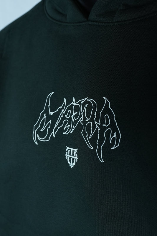Majhail  Dark Green Hoodie
