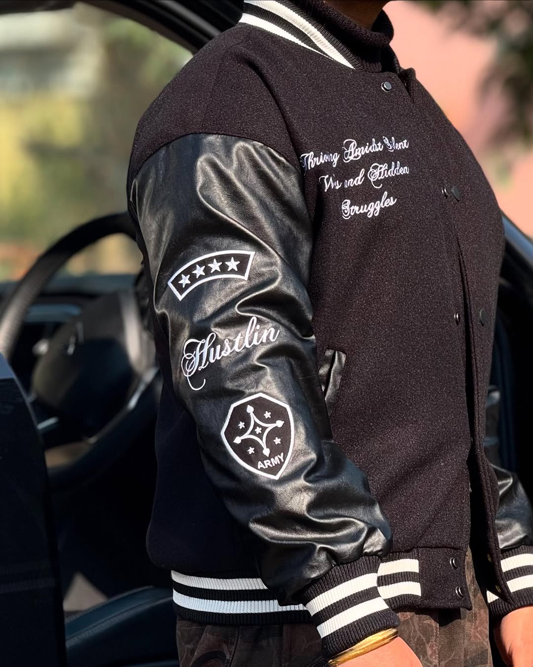 Rare Hustlin' Varsity Jacket