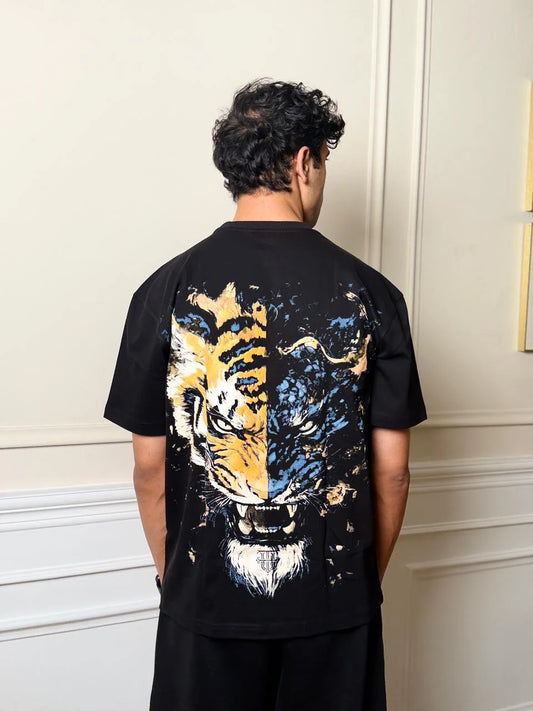 Bipolar Tiger Black Tshirt