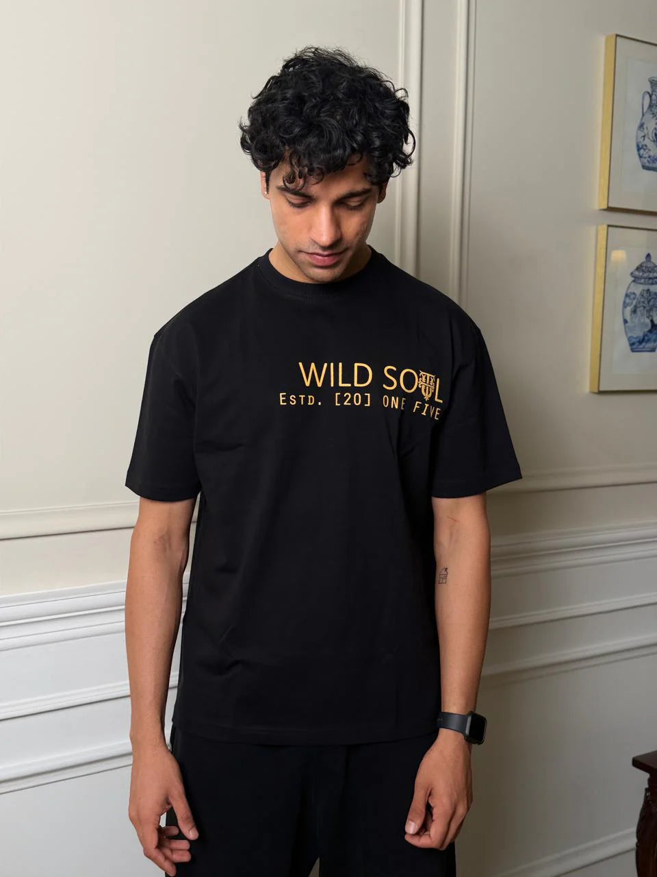 Bipolar Tiger Black Tshirt