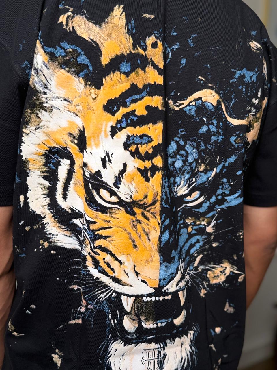 Bipolar Tiger Black Tshirt