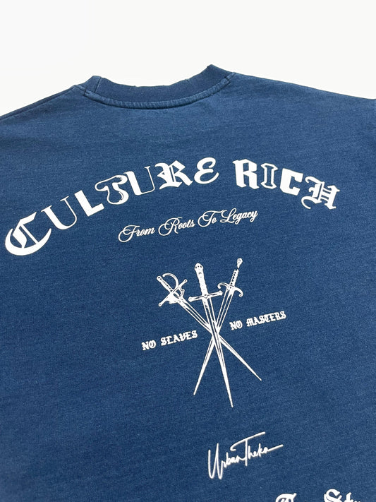 CULTURE RICH - Washed Indigo Tone