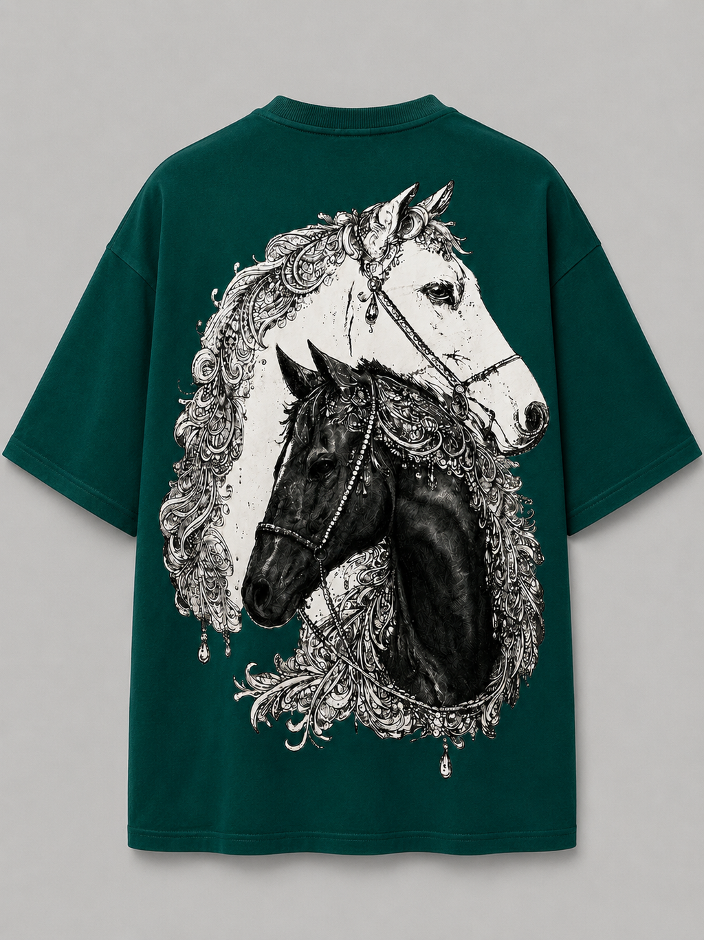 Royal Heritage Horse Graphic Black