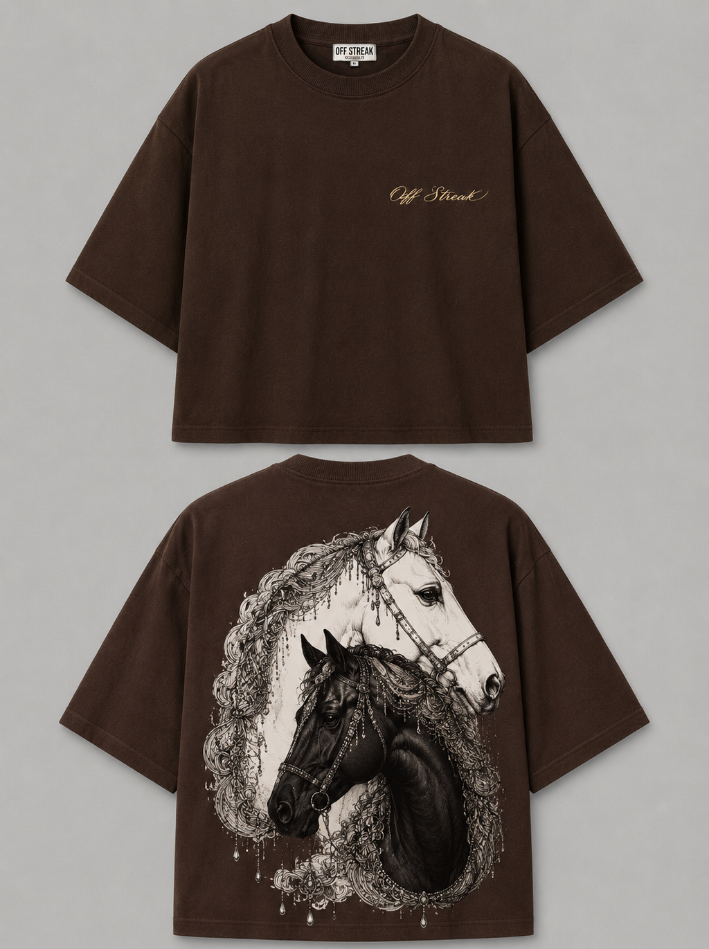 Royal Heritage Horse Graphic Black