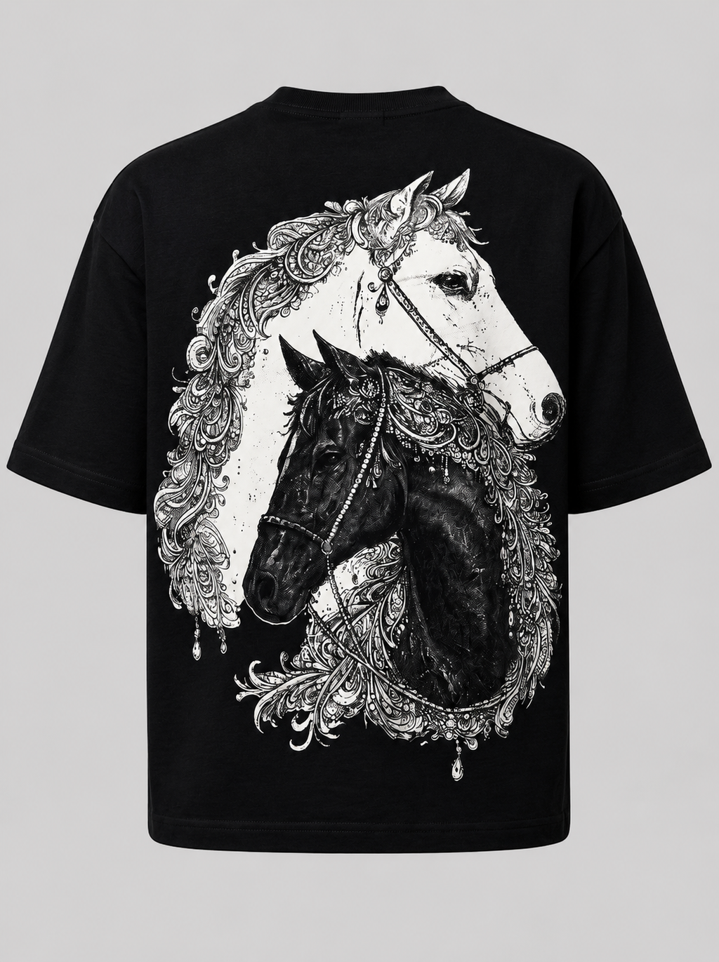 Royal Heritage Horse Graphic Black