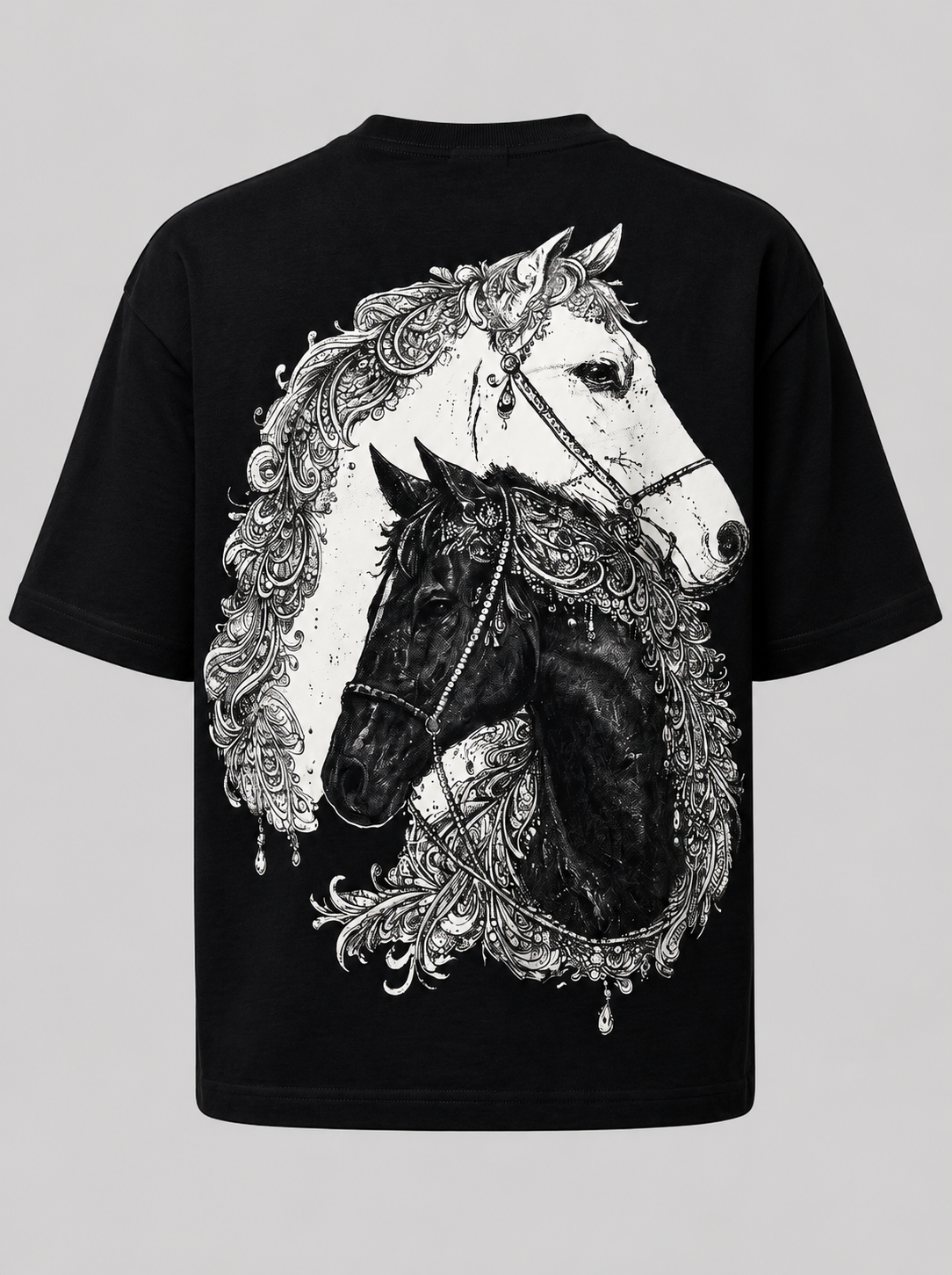 Royal Heritage Horse Graphic Black