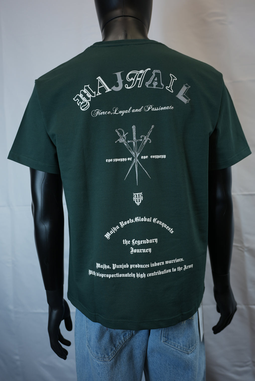 MAJHAIL GREEN T-SHIRT