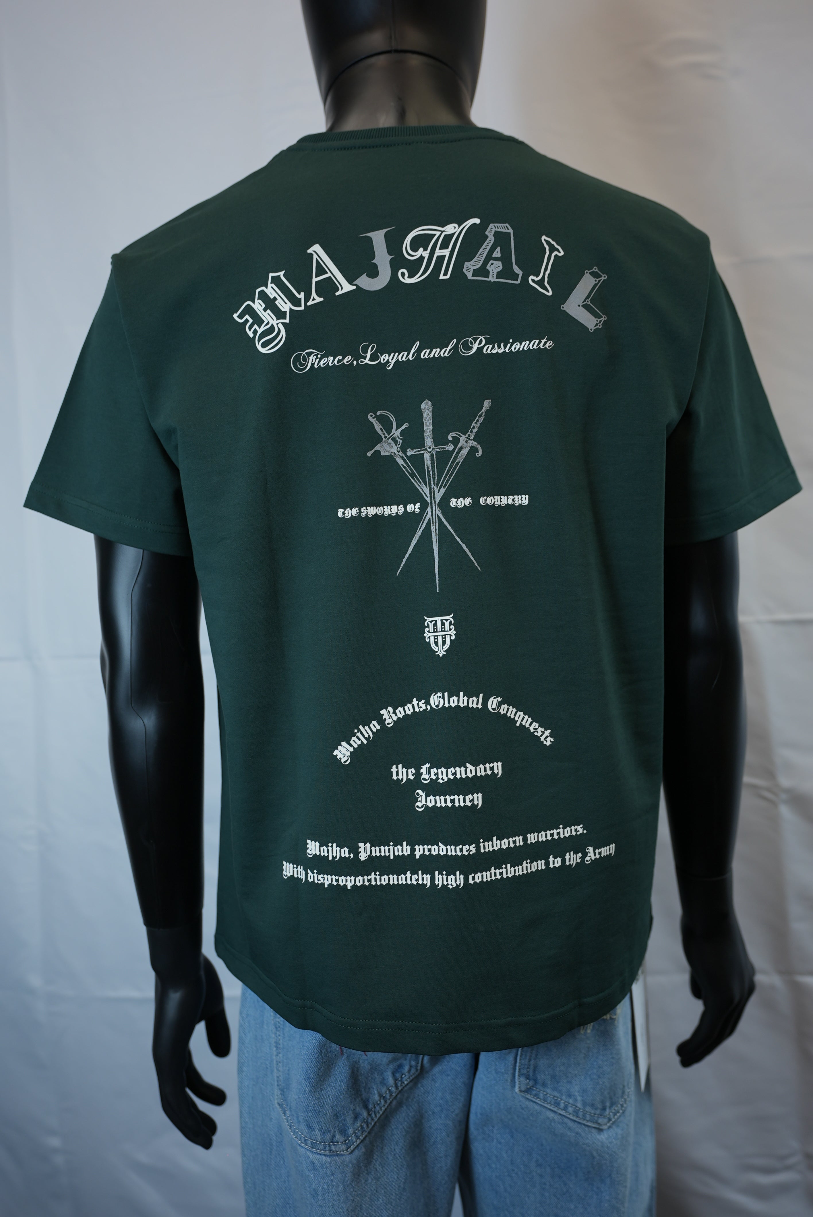 MAJHAIL GREEN T-SHIRT