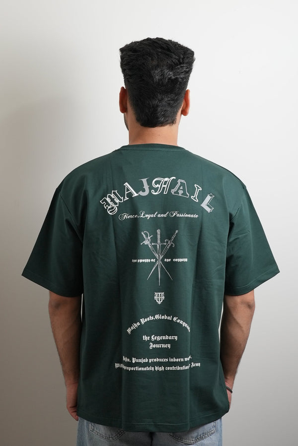 MAJHAIL GREEN T-SHIRT
