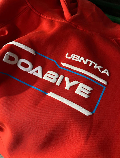Doabiye Red Hoodie - Doaba Belt. BUY NOW !! - LIMITED EDITION. ( WILL NOT BE REPEATED )