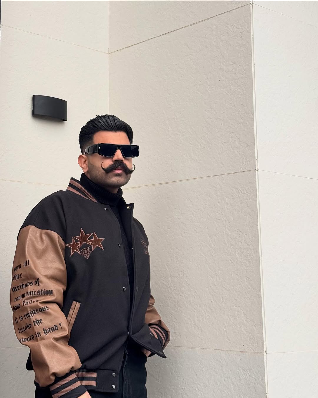 ROYAL BROWN VARSITY JACKET