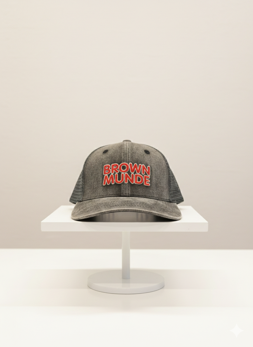Brown Munde Cap