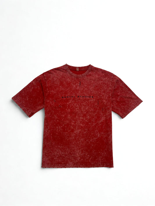 All Grams No Scams Stonewashed Red T-shirt