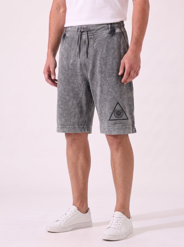 Vintage Washed Graphic Shorts