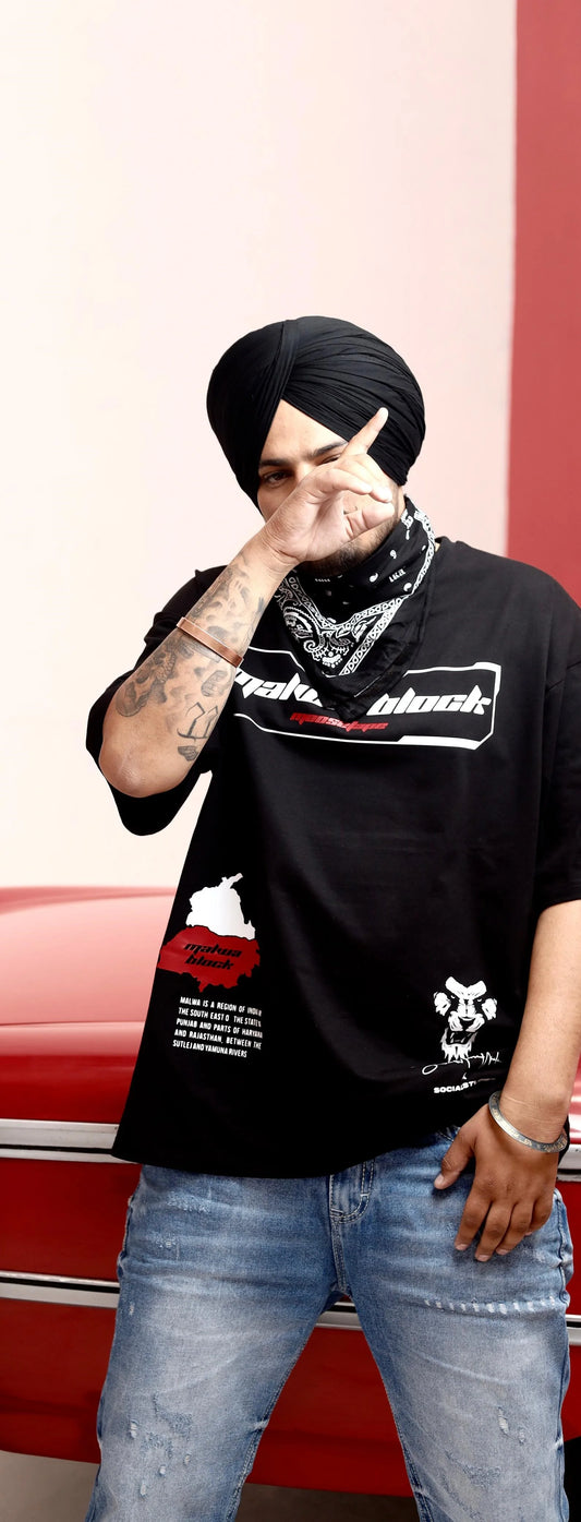 Malwa Block Sidhu Moose Wala T-Shirt