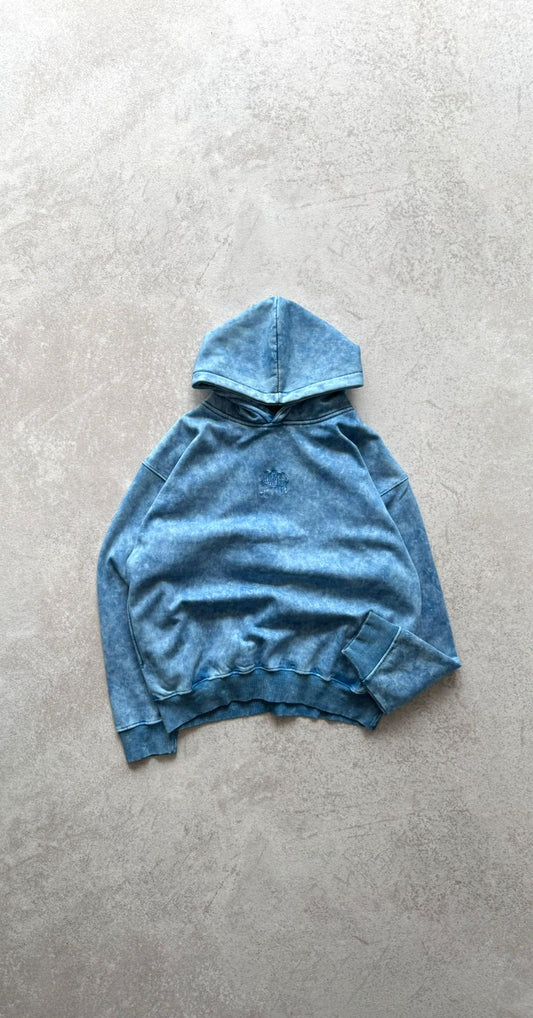 Ocean Tide Acid Wash Hoodie