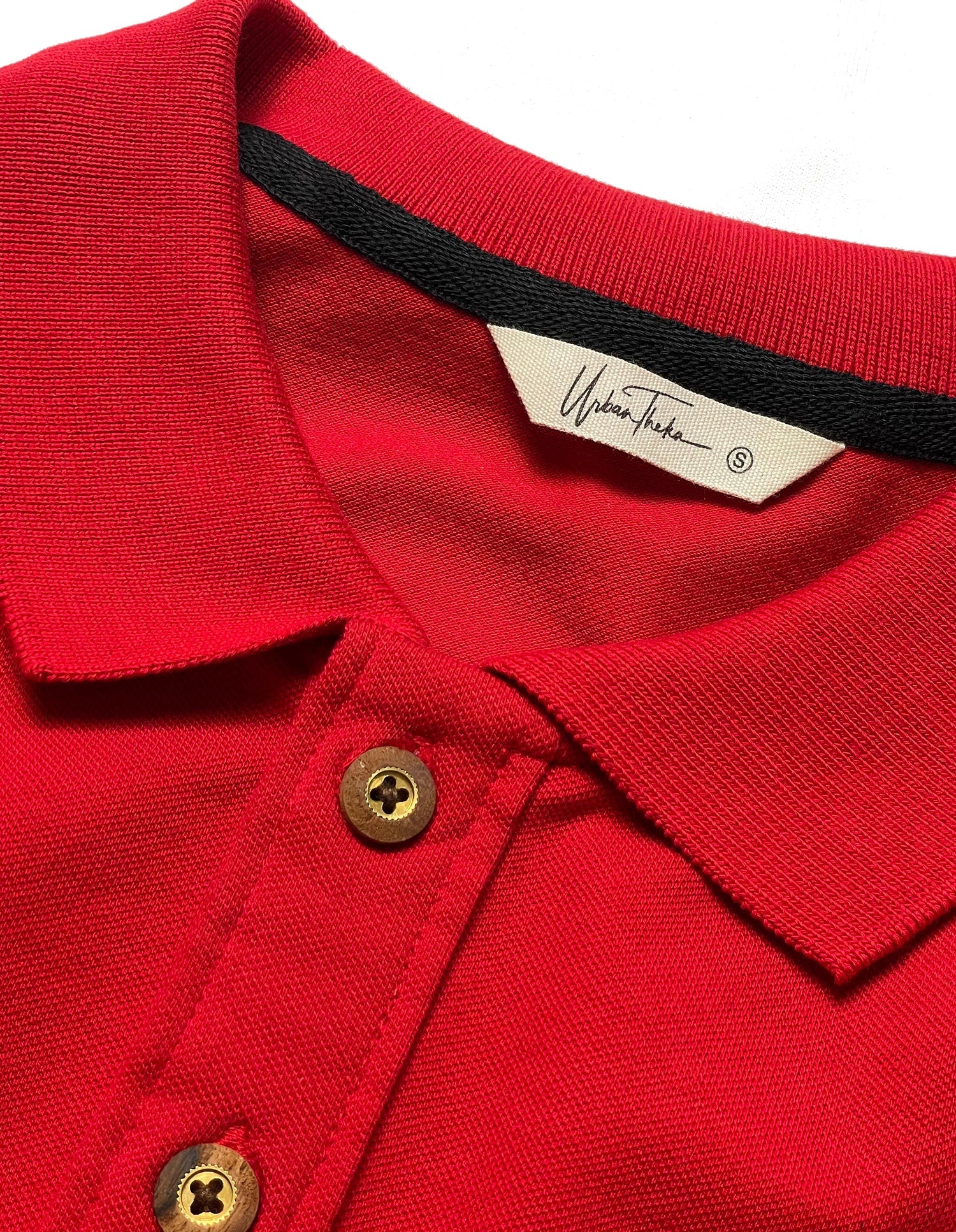 Punjab Dist. Map Embroidery Red Polo T-shirt