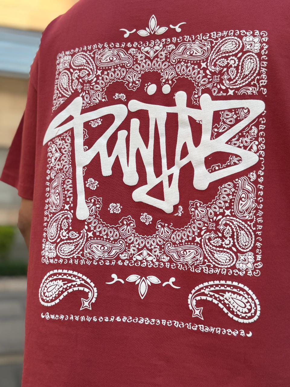 Punjab Bandana Rust Tshirt
