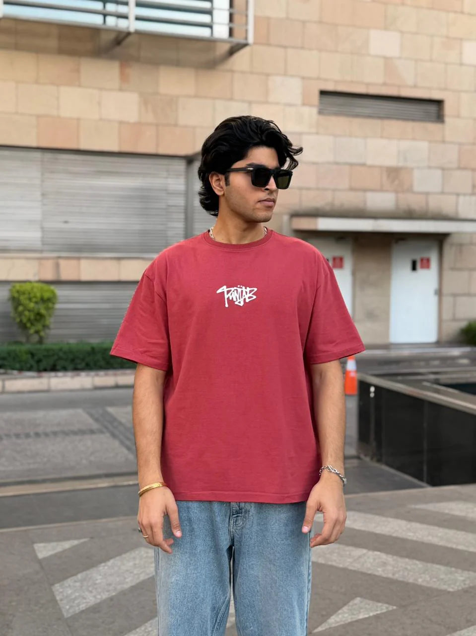 Punjab Bandana Rust Tshirt