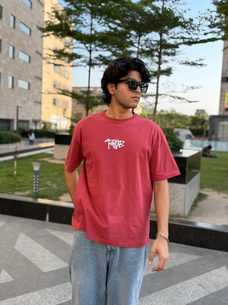 Punjab Bandana Rust Tshirt