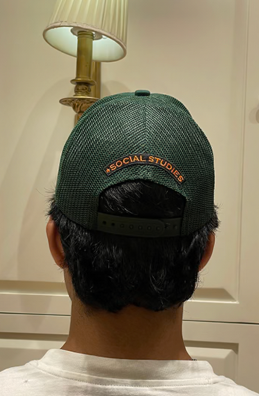 Green Claw Distressed Cap