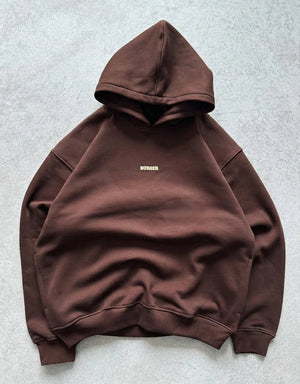 The Burger Bae Hoodie- Coffee Brown