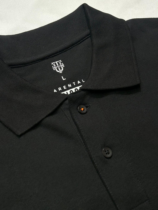 Watch Out Black Polo Tshirt