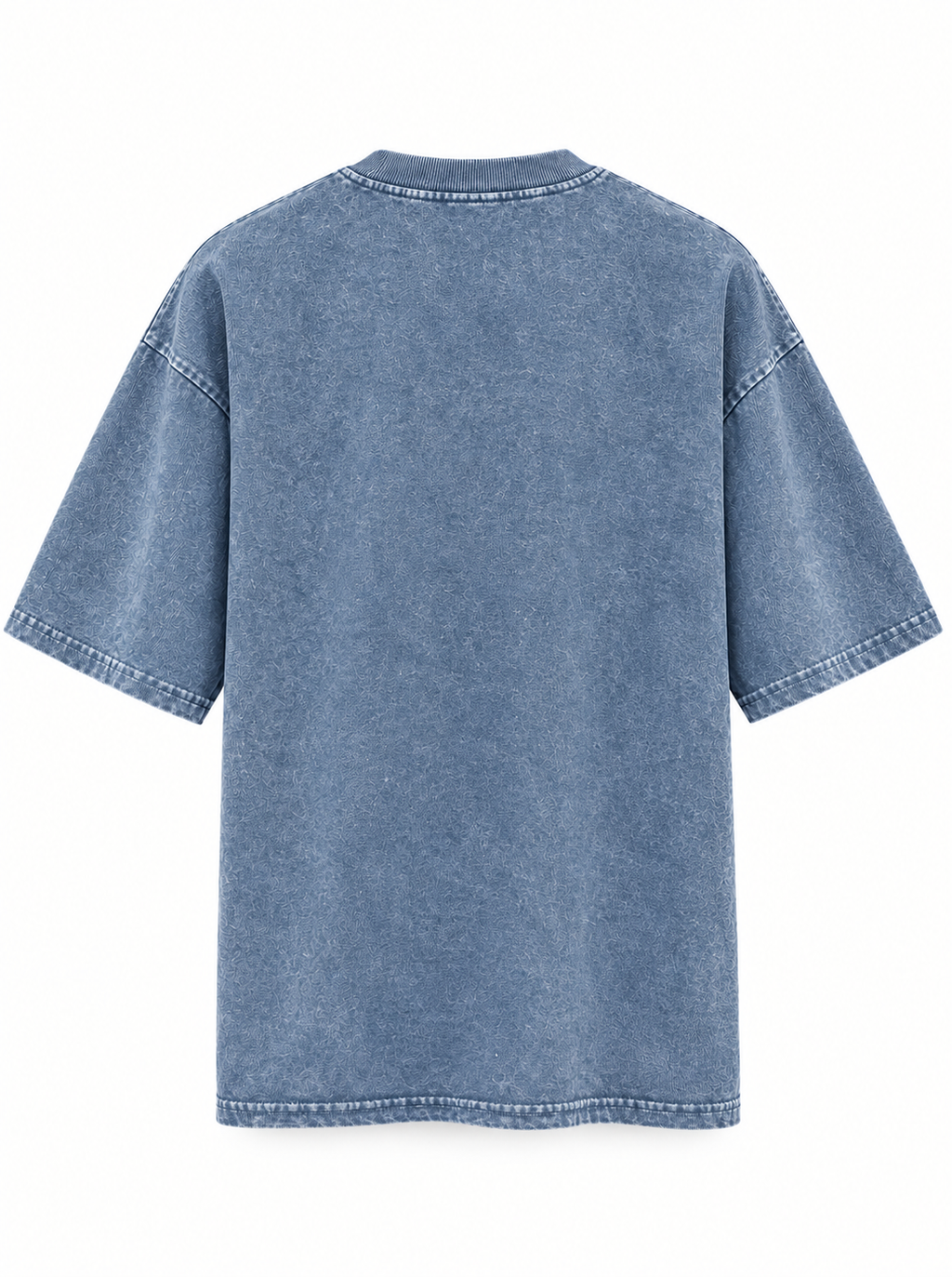Majesty Bears Oversized Boxy T-Shirt – Washed Blue