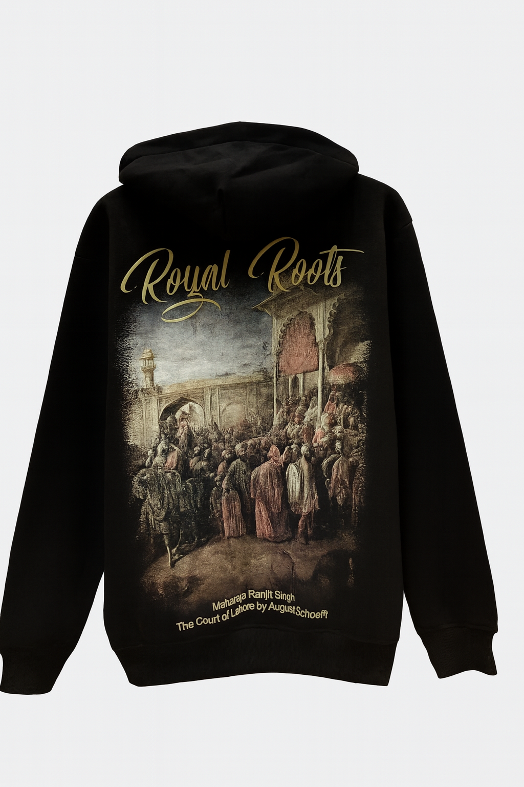 Royal Roots Heavyweight Black Hoodie