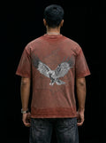Falcon with Punjab Map Brown Tshirt