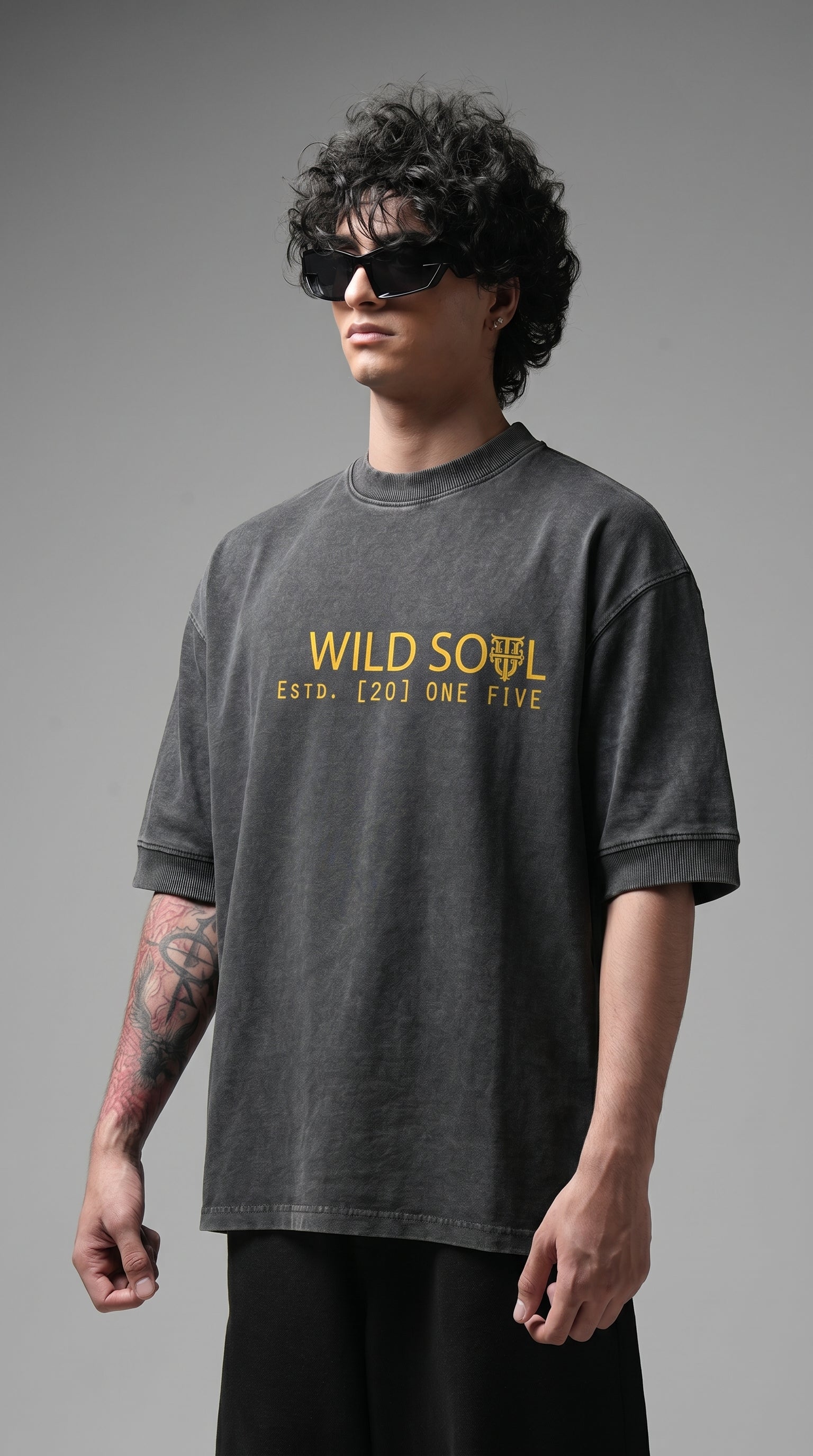 Bipolar Tiger Black Tshirt