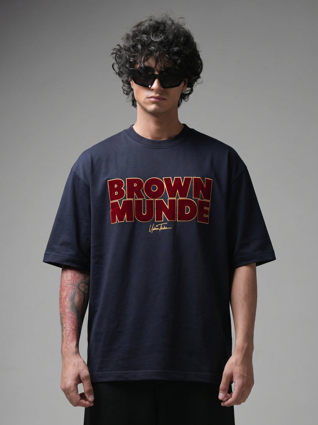 BROWN MUNDE TEE