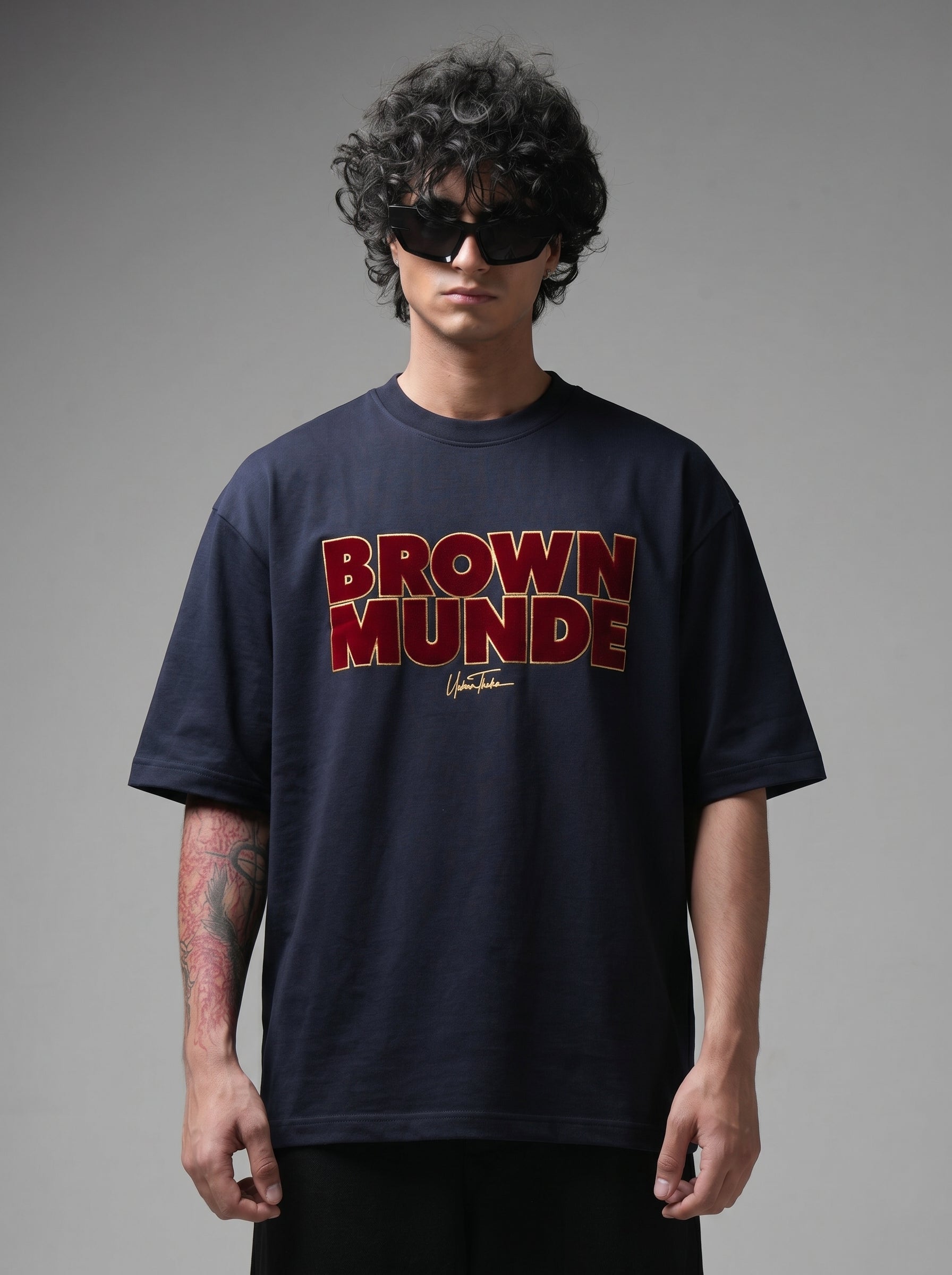 BROWN MUNDE TEE