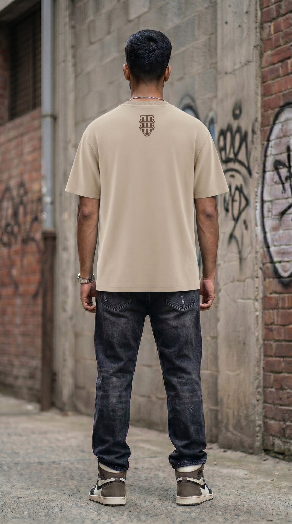 Punjab Map Tee  Embroidery