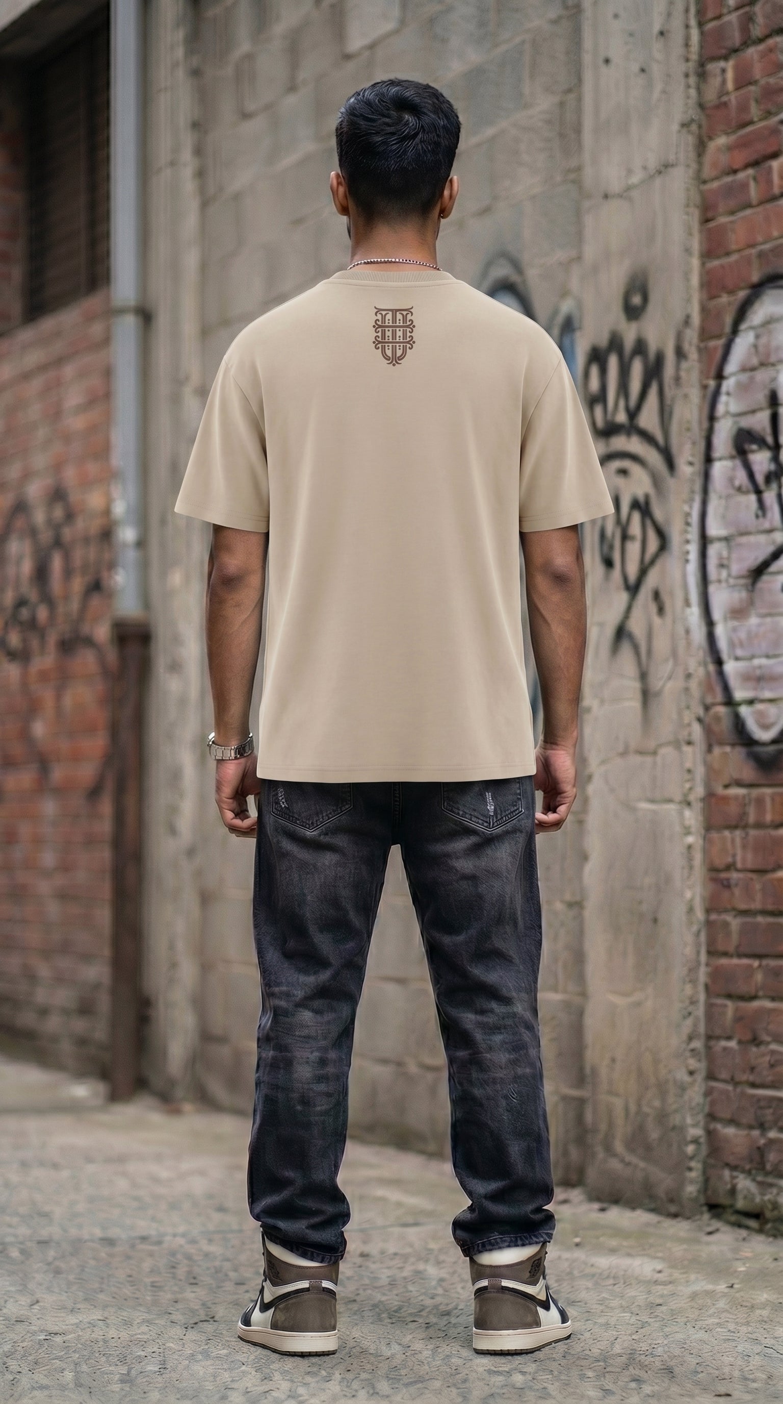 Punjab Map Tee  Embroidery