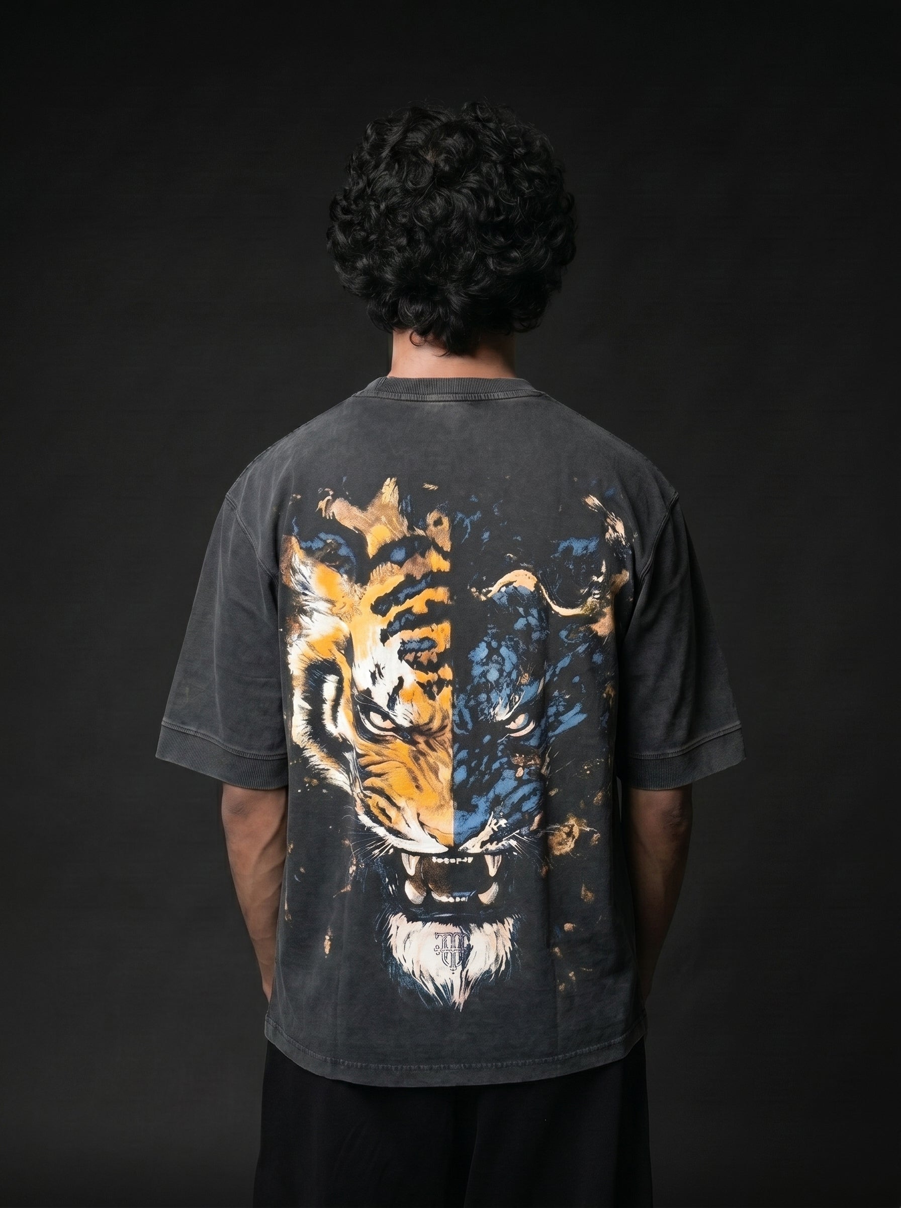 Bipolar Tiger Black Tshirt