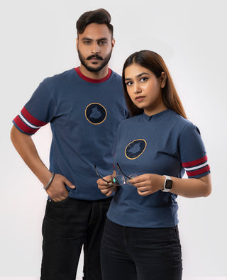 PUNJAB MAP AIR FORCE Couple T-Shirts