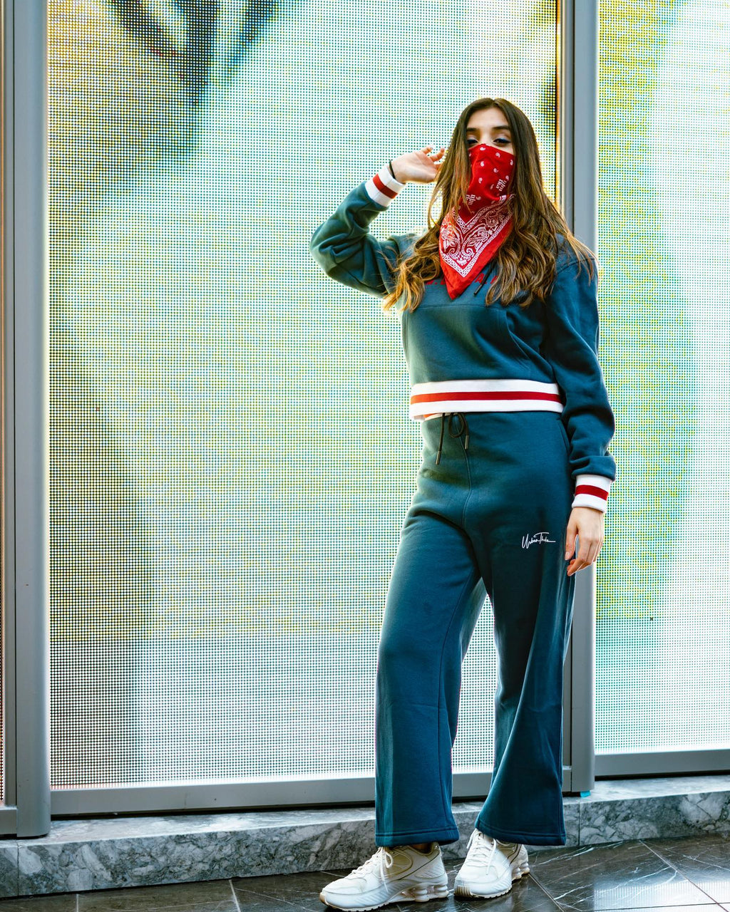 Blue Fleece Lowers For Women